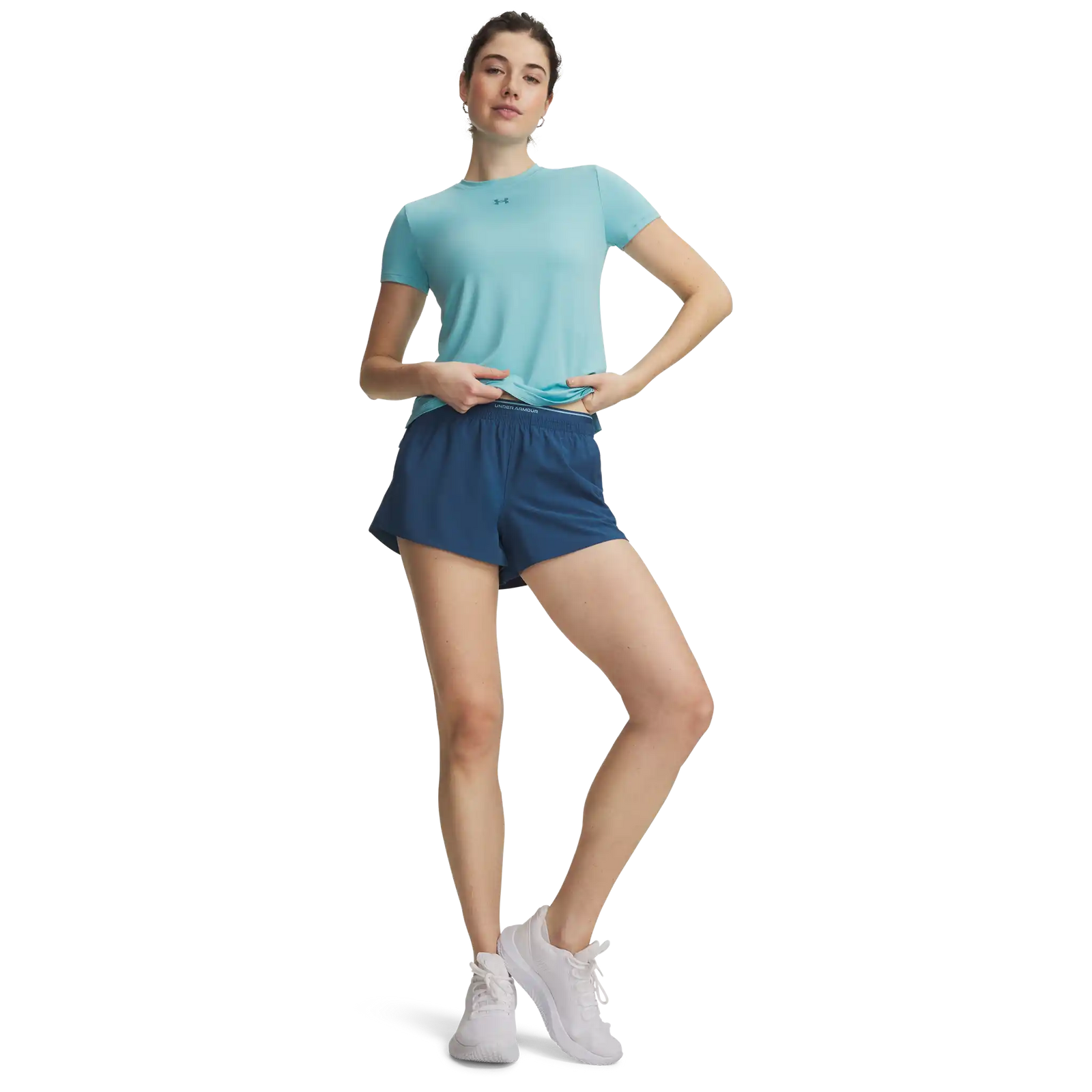 Under Armour Vanish Woven short 3 pouces - Wham Blue / Blue Haze