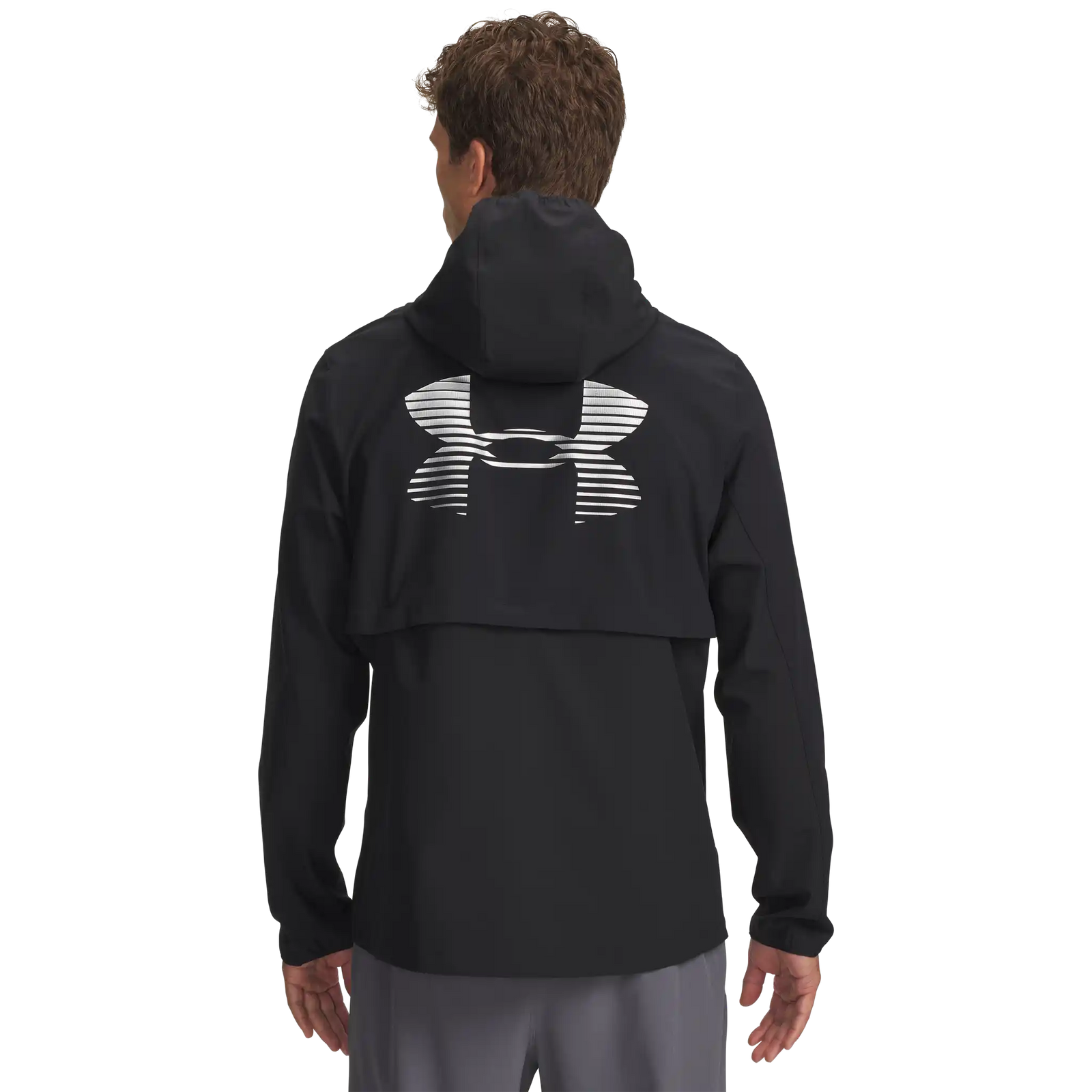 Under Armour Velociti Pro Storm manteau pour homme - Noir / Noir / Réfléchissant