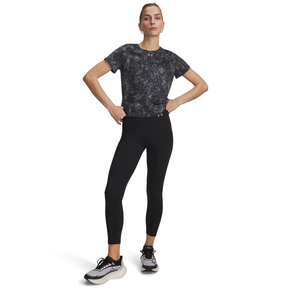 Under Armour Velociti leggings à la cheville pour femme - Noir / Réfléchissant