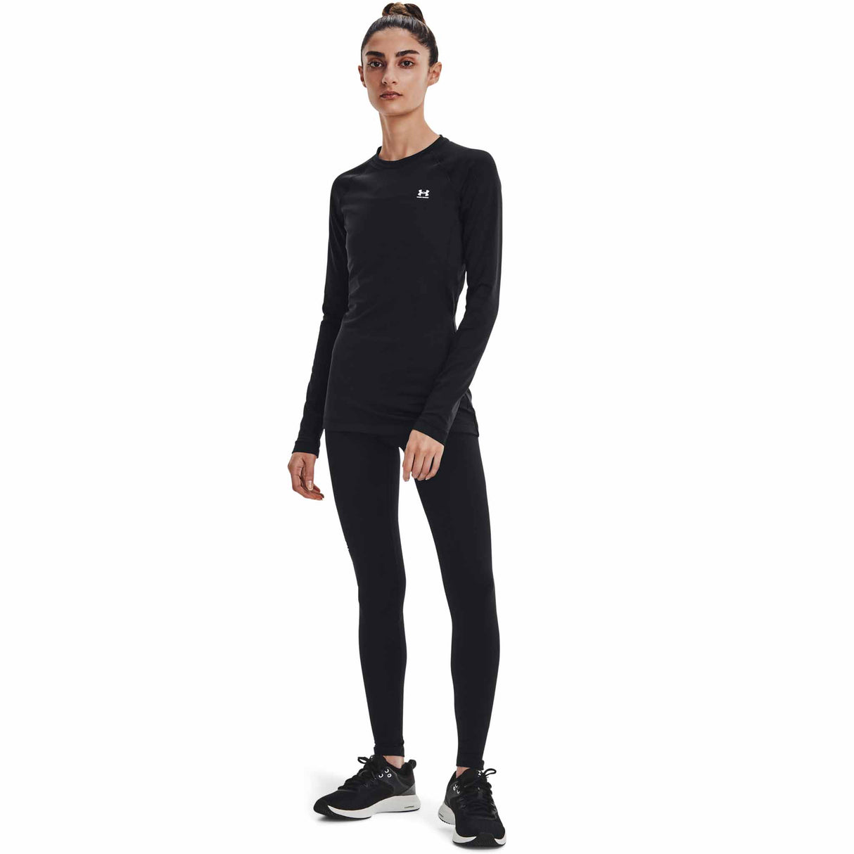 Under Armour UA ColdGear Authentics Crew couche de base manches longues femme