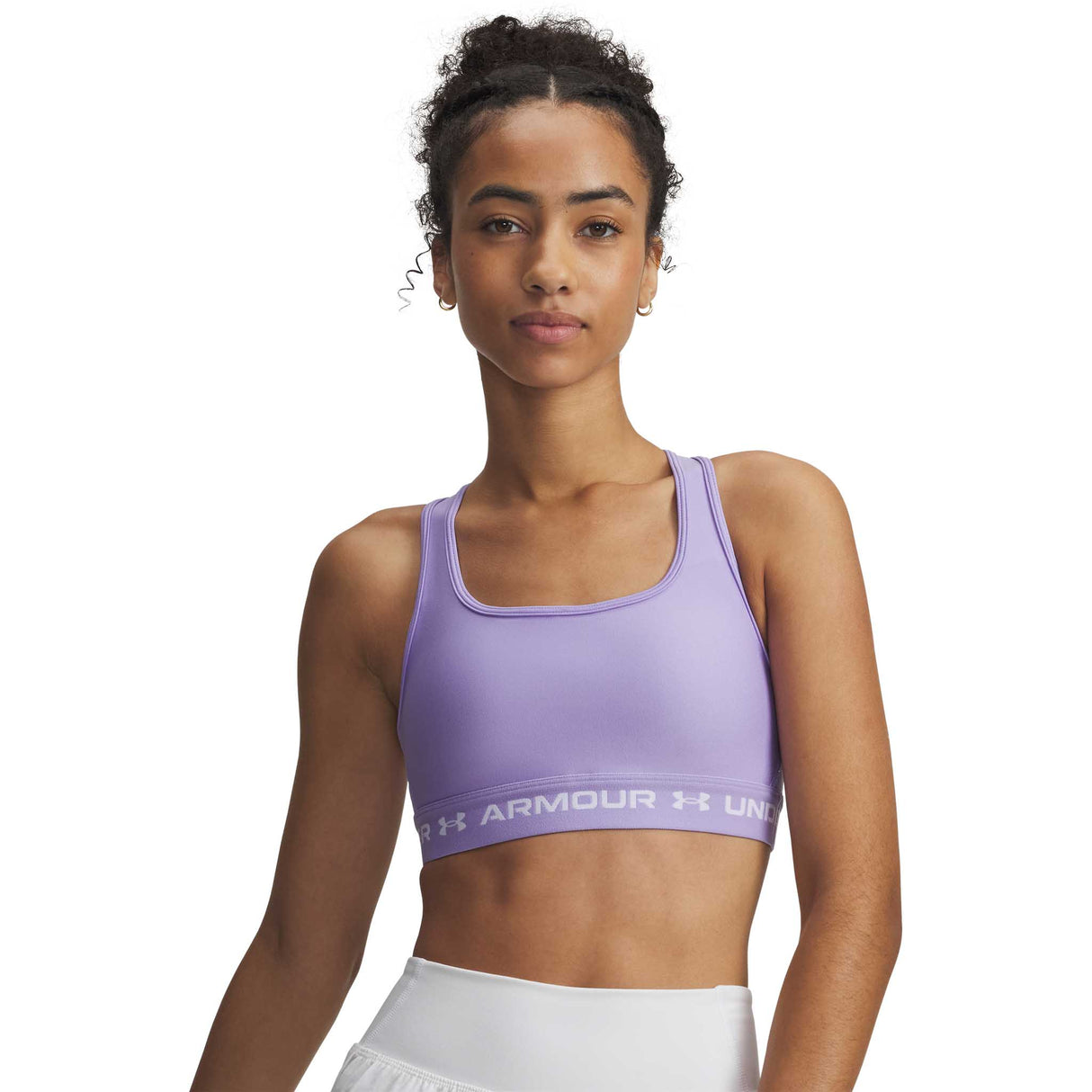 Under Armour UA Crossback Mid – Soutien-gorge sport croisé dans le dos pour femmes