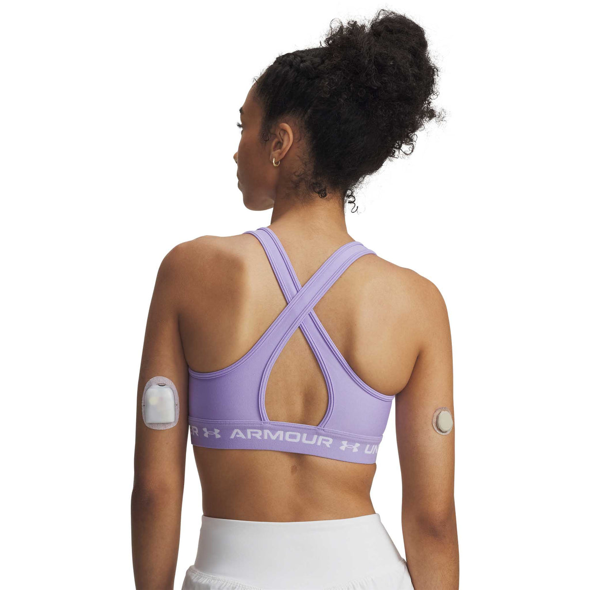 Under Armour UA Crossback Mid – Soutien-gorge sport croisé dans le dos pour femmes