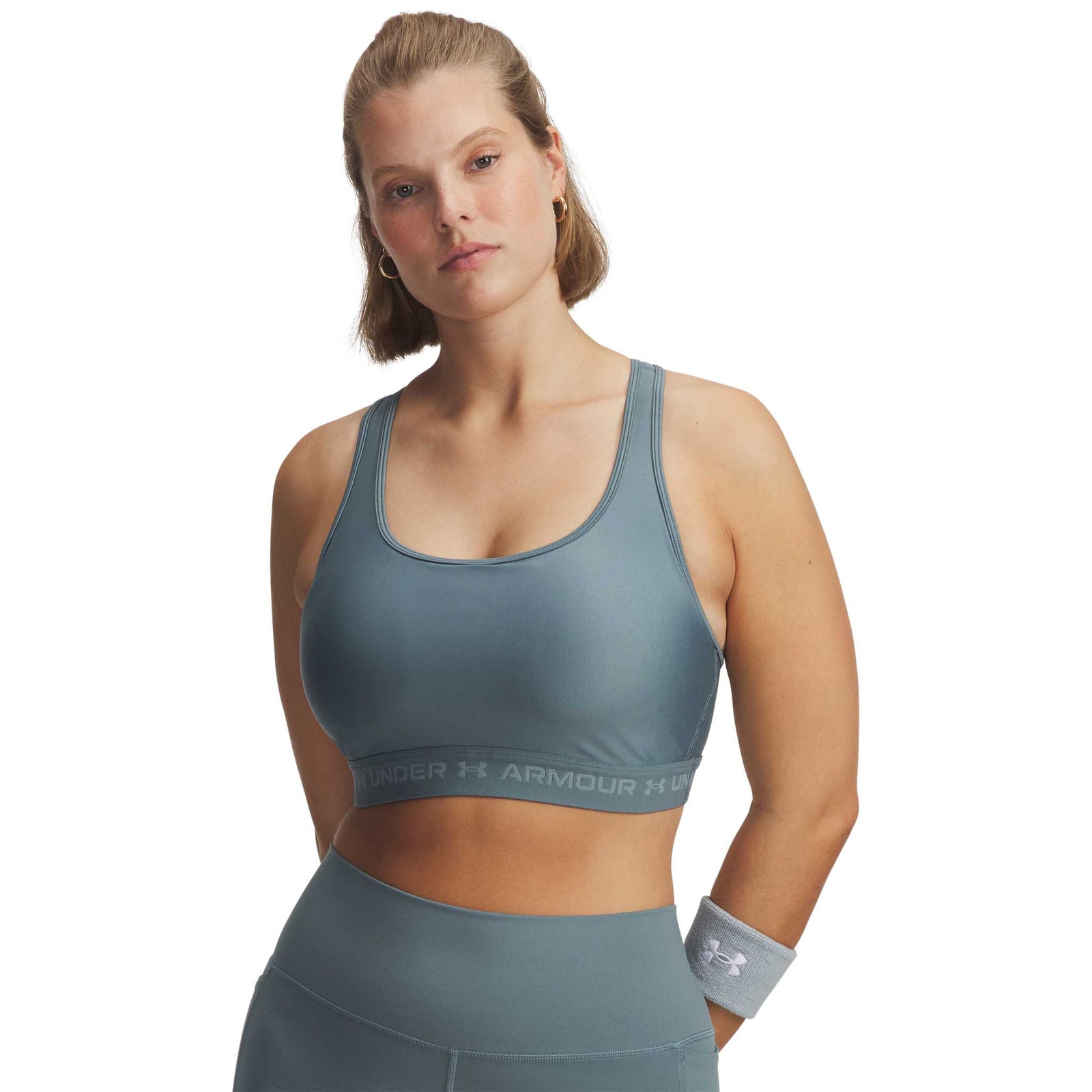 Under Armour UA Crossback Mid – Soutien-gorge sport croisé dans le dos pour femmes