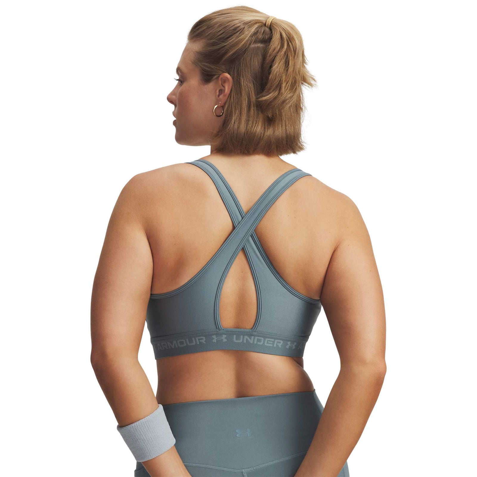 Under Armour UA Crossback Mid – Soutien-gorge sport croisé dans le dos pour femmes
