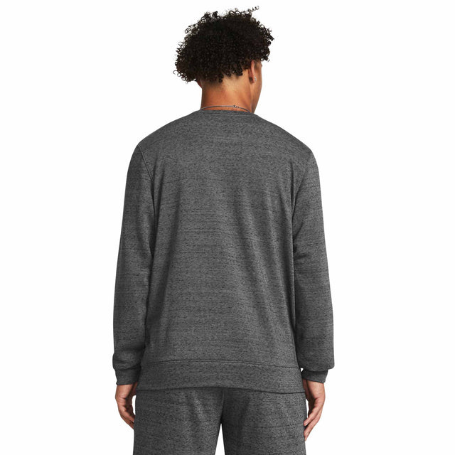Under Armour UA Rival haut à col rond en tissu bouclette pour homme