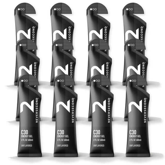 Neversecond C30 energy gel Unflavoured - Box of 12