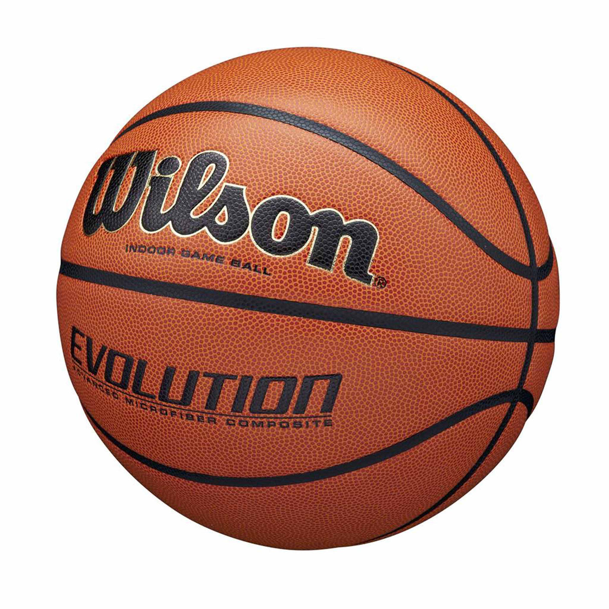 Wilson Evolution Indoor Game Basketball - Microfiber Composite