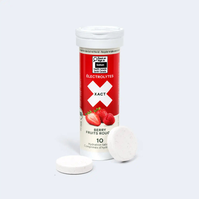 Xact Électrolytes comprimés d'hydratation sportive - Fruits rouge