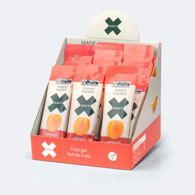 Xact Nutrition Gel de fruits énergétique à l'abricot - boite