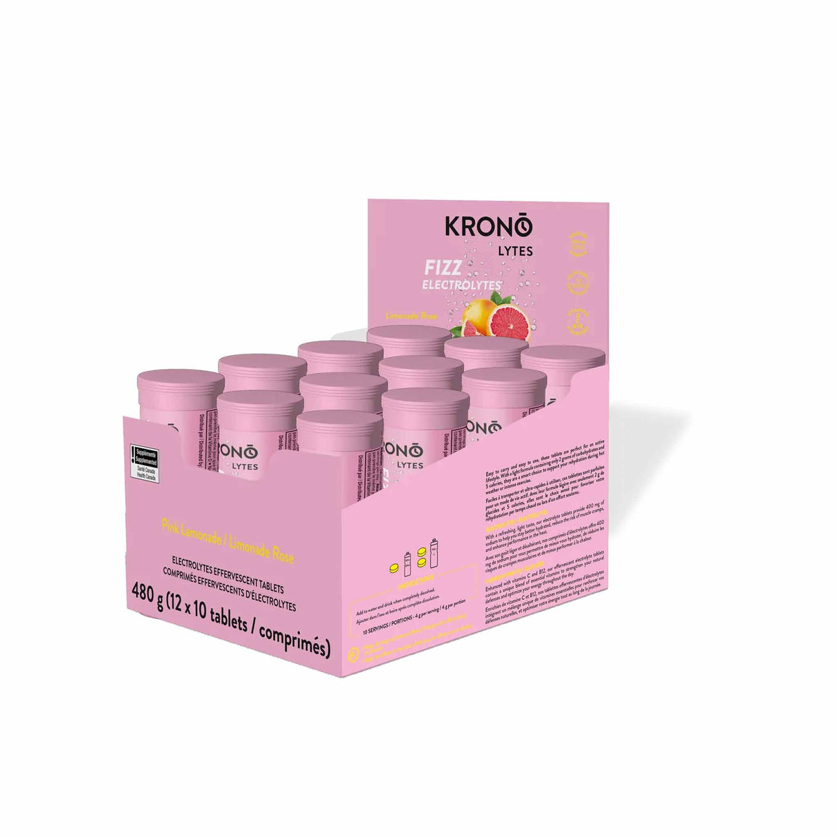 Krono Nutrition Fizz Electrolyes Pink Lemonade