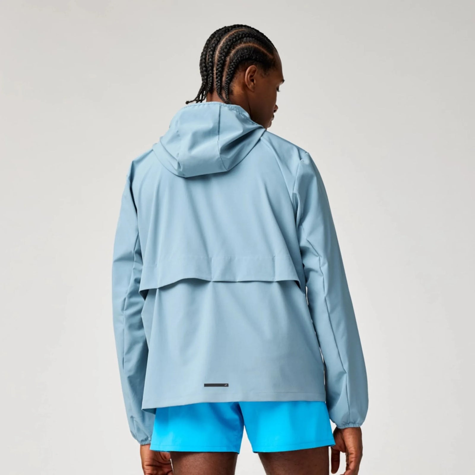 Brooks Canopy Jacket running windbreaker men Blue Haze