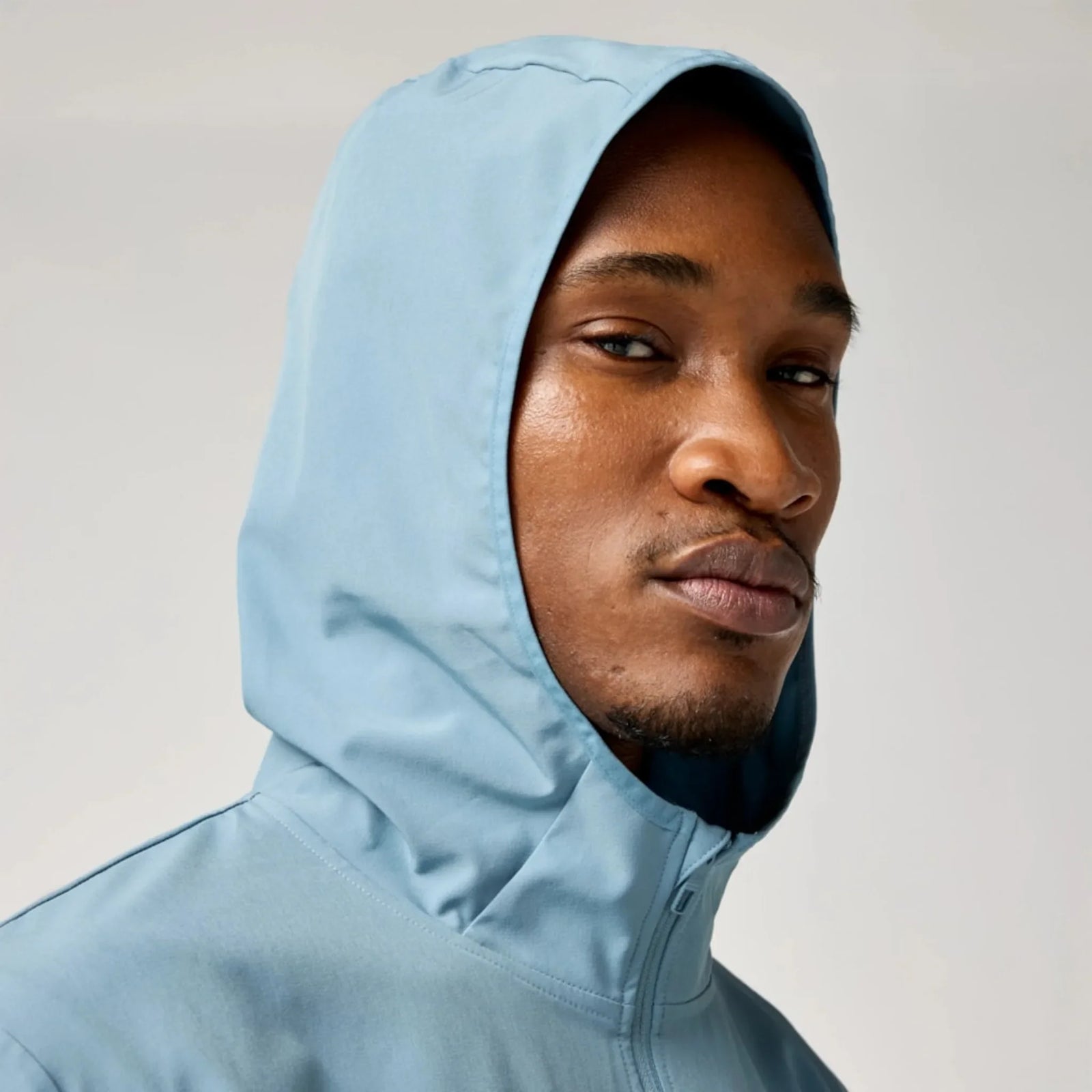 Brooks Canopy Jacket running windbreaker men Blue Haze - detail