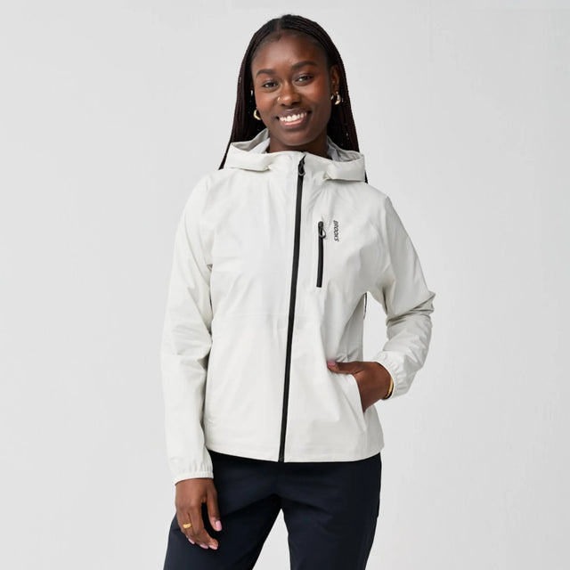 Brooks Canopy Waterproof Jacket veste imperméable femme Bone