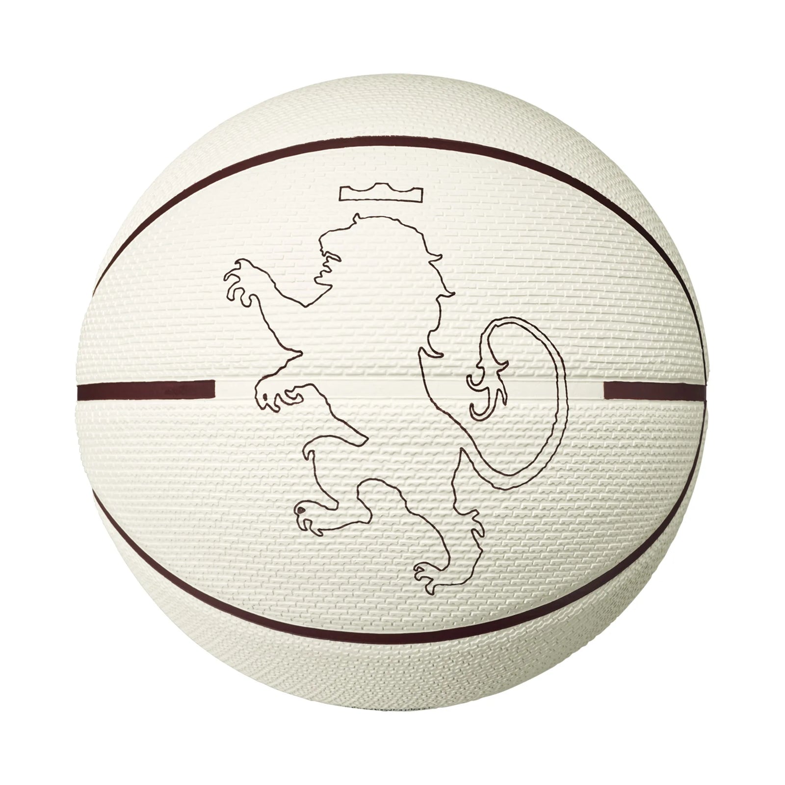 Ballon de basketball Nike Playground 8P 2.0 LeBron James crème et rouge, vue 2 | Nike Playground 8P 2.0 LeBron James basketball sail red, view 2