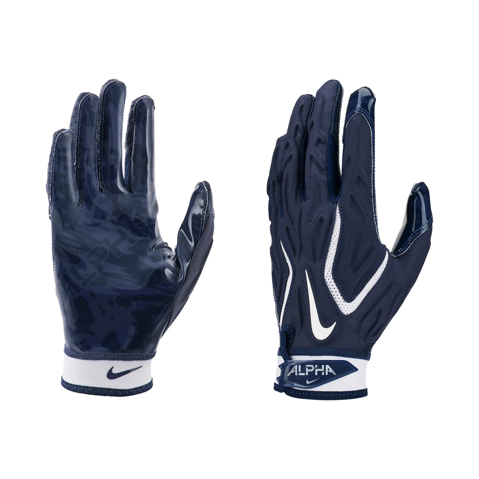 Gant de football rembourré Nike Superbad 8.0 FG marine, vue 3 | Nike Superbad 8.0 FG padded football glove navy, view 3