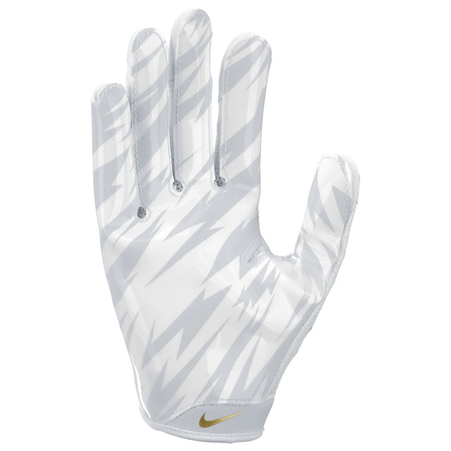 Gant de football Nike Vapor Jet 9.0 FG femme blanc et or, vue 2 | Nike Vapor Jet 9.0 FG women's football glove white gold, view 2