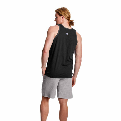 Champion Classic Graphic Tank T-shirt sport sans manches pour homme noir vue de dos