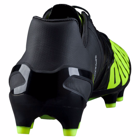 Puma evoSpeed 1.4 FG soccer cleats FG black yellow rv