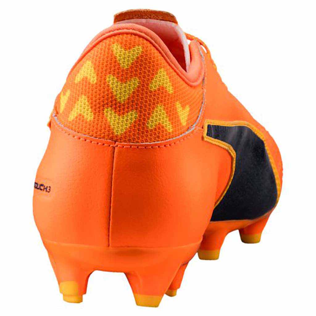 Puma evoTouch 3 FG soccer cleats orange blue rv