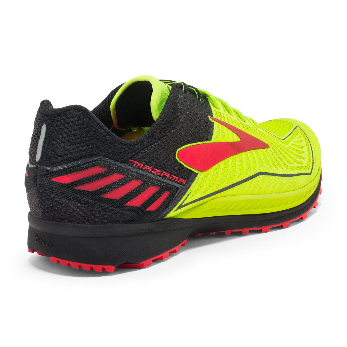 Brooks Mazama chaussure de course a pied trail homme jaune noir rouge lv2