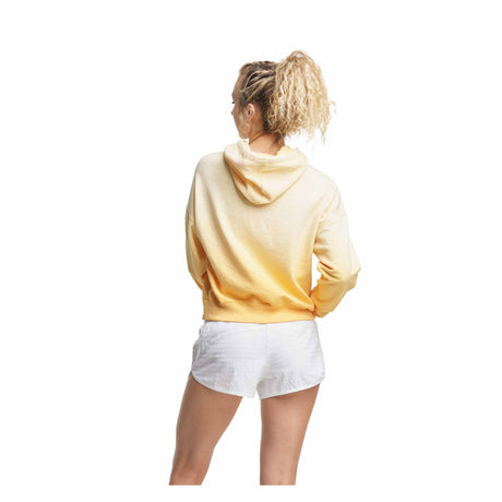 Champion Powerblend Relaxed Ombre Hoodie Chandail à capuche pour femme Adobe Wall Tan Ombre vue de dos