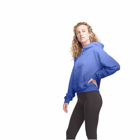 Champion Powerblend Relaxed Ombre Hoodie Chandail à capuche pour femme Deep Forte Ombre vue de côté