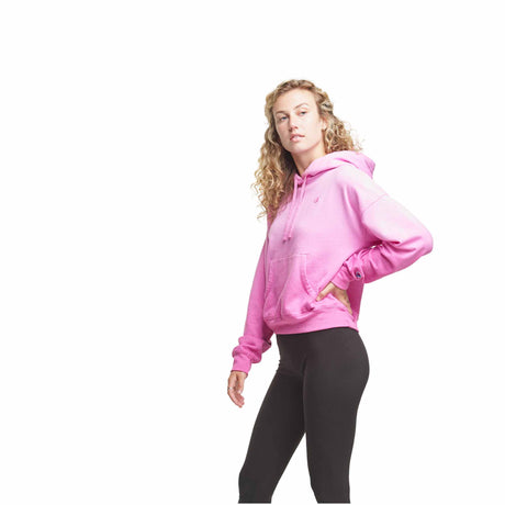 Champion Powerblend Relaxed Ombre Hoodie Chandail à capuche pour femme Fantastic Fuchsia Ombre vue de côté