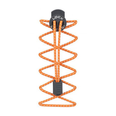 Nathan Lock Laces™ reflective orange