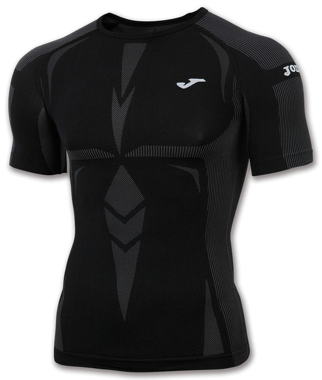 Joma Brama Emotion T-shirt noir de compression sport pour homme