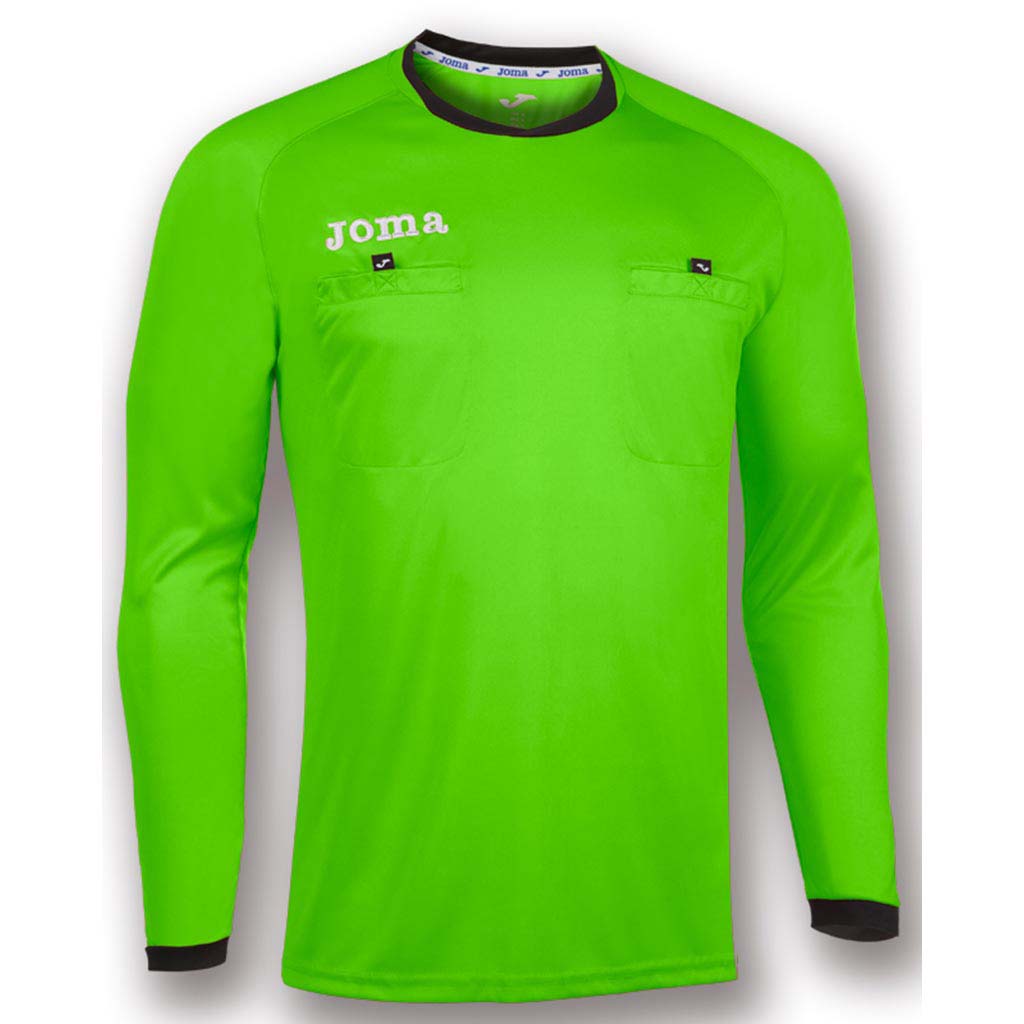 JOMA chandail d'arbitre de soccer manches longues vert Soccer Sport Fitness
