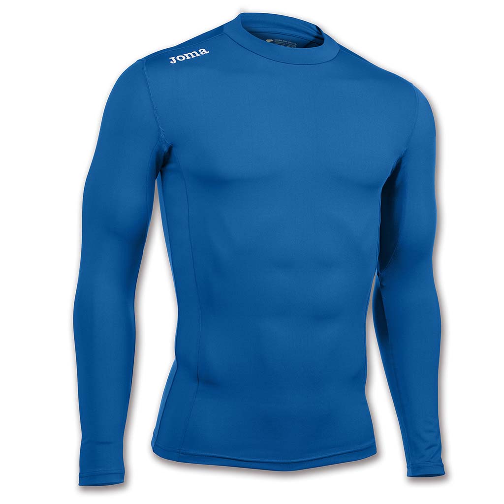 JOMA Brama Academy maillot thermique de compression sport manches longues bleu royal