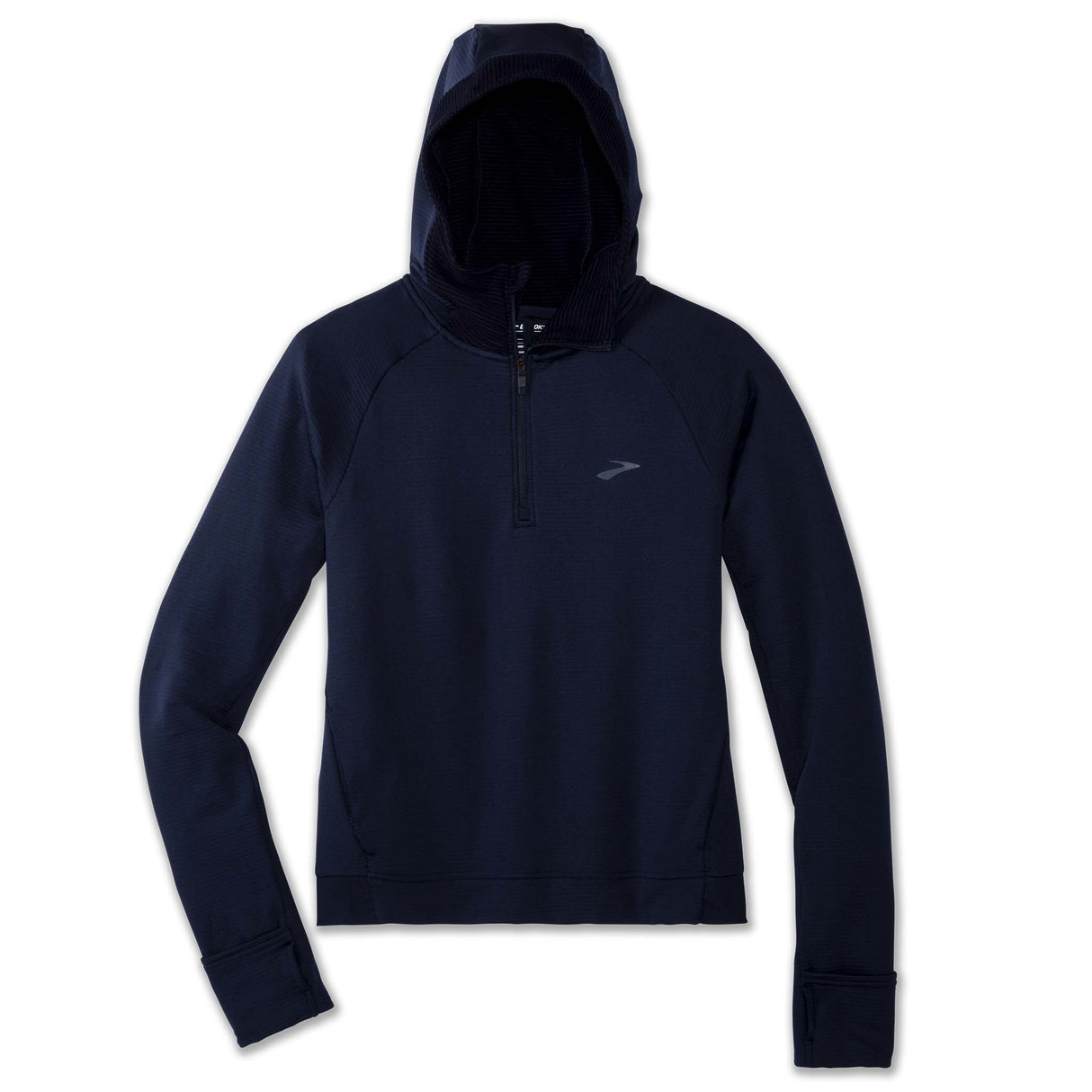 Brooks Notch Thermal Hoodie chandail de course à pied bleu marine femme