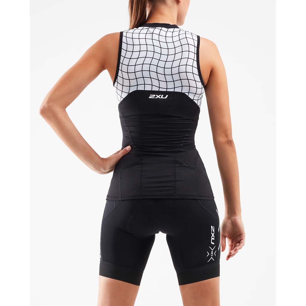 2XU Compress Tri  noir chrome dos