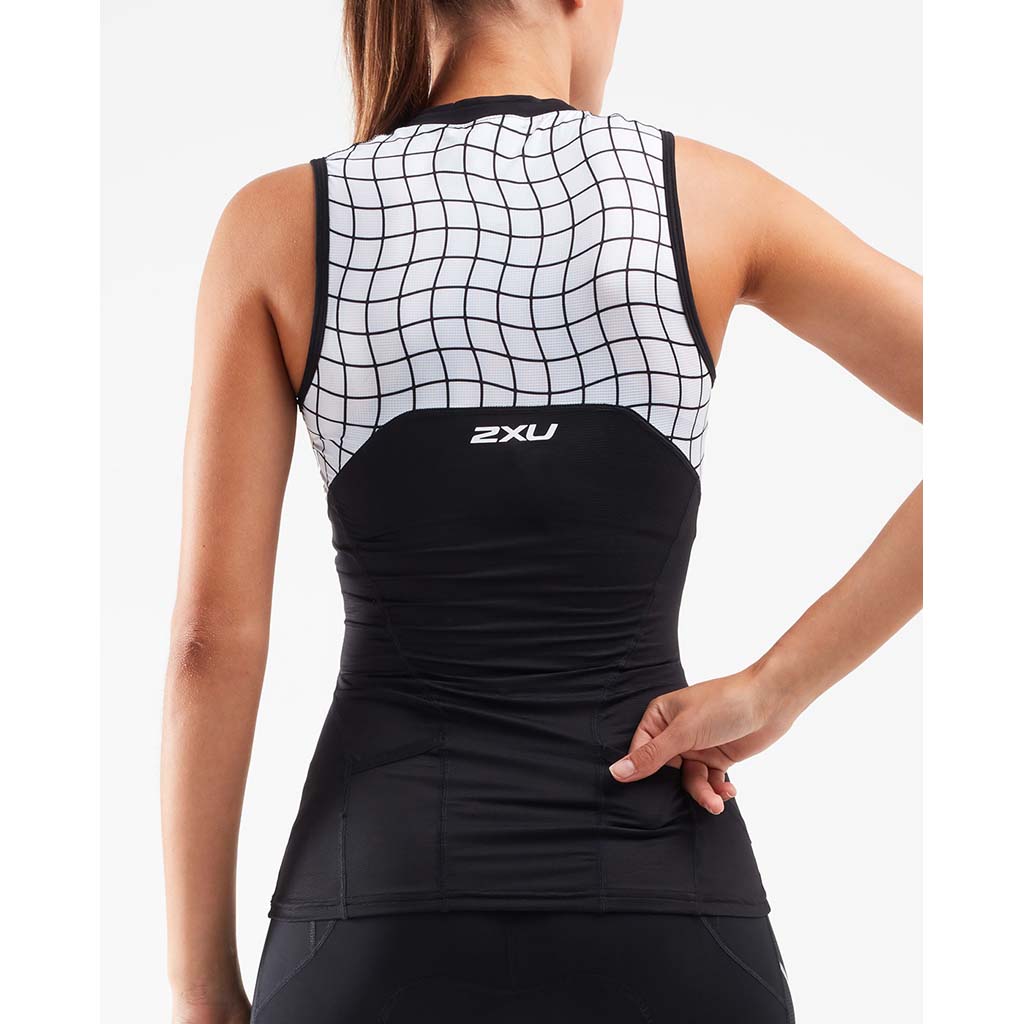2XU Compress Tri  noir chrome pochettes