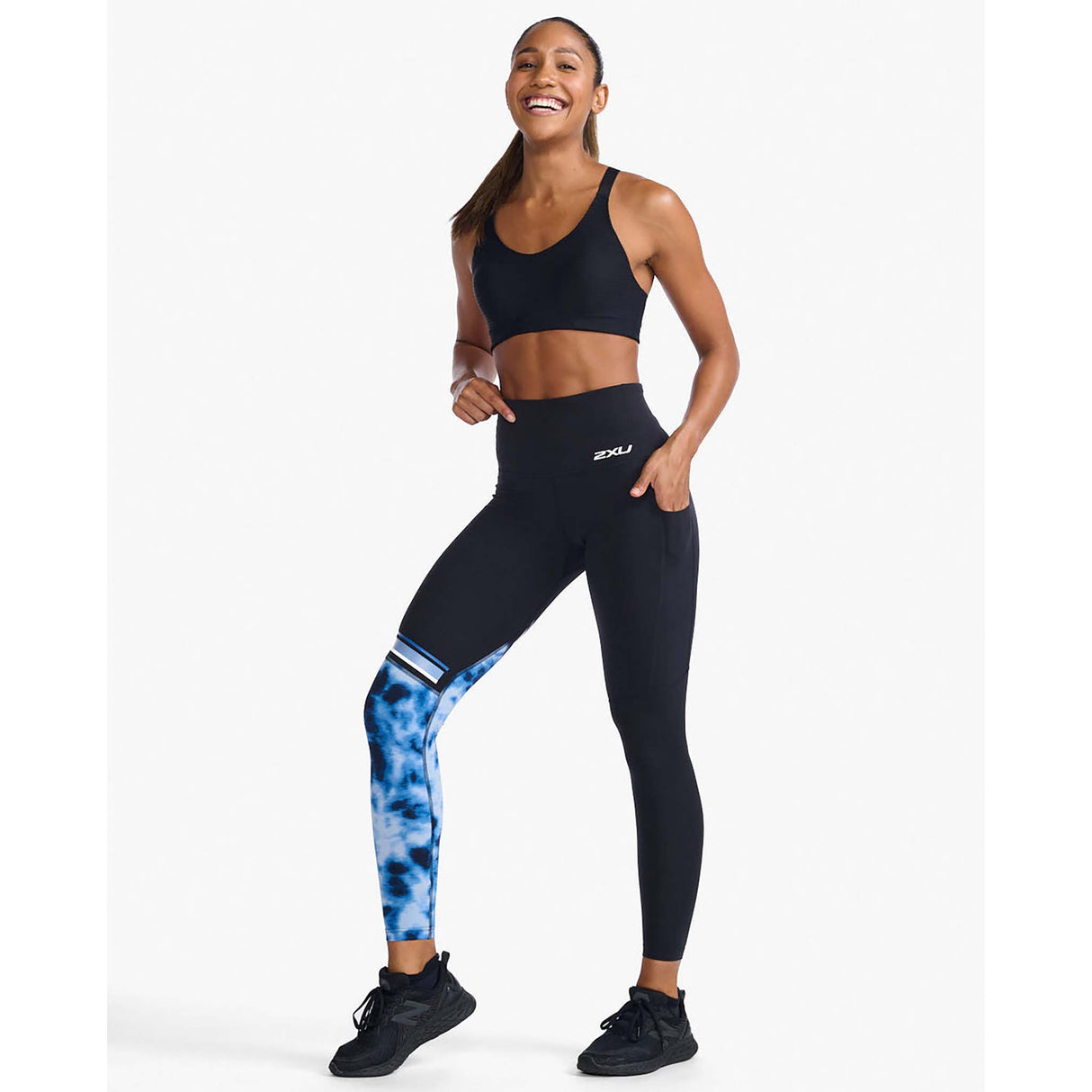 2XU Form Splice Hi-Rise leggings sport noir bleu femme live