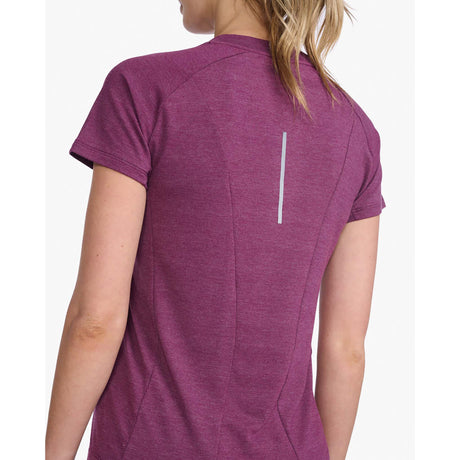 2XU Ignition Base Layer T-shirt sport beet marle femme dos