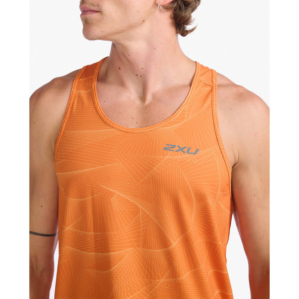 2XU Light Speed Singlet maillot de corps Spiral homme detail