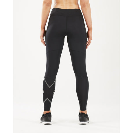 2XU Run Mid Rise Comp Tights black reflective rv