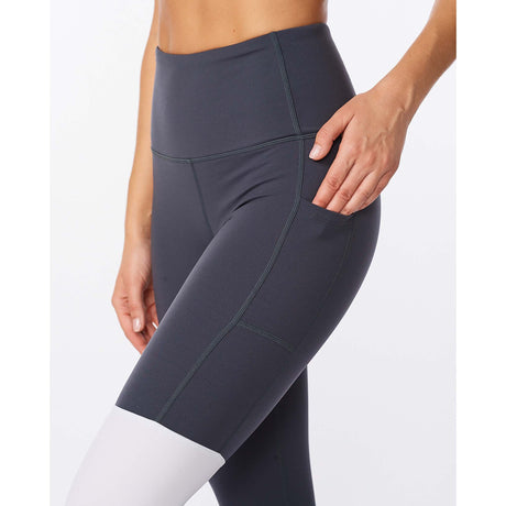 2XU Form Block Hi-Rise Compression Tights leggings à taille haute femme pochette