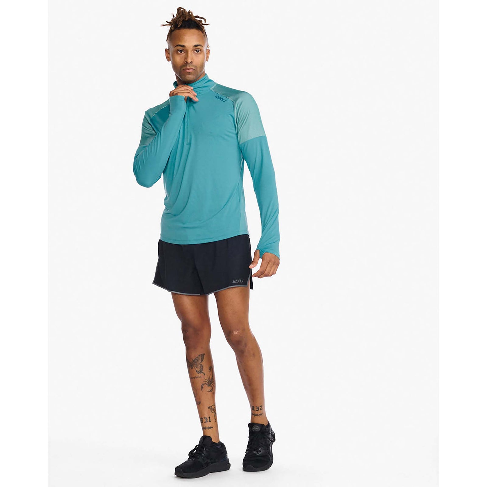 2XU 2XU chandail à manches longues Light Speed 1/2 Zip de course homme
