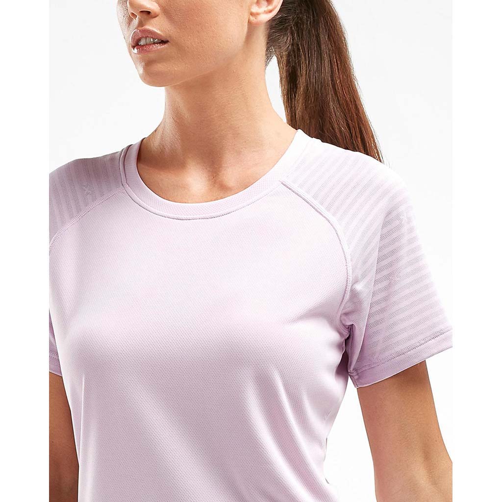 2XU XVent t-shirt sport à manches courtes winsome orchid pour femme lv2