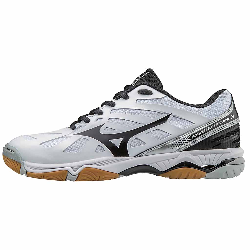 Mizuno Wave Hurricane 3 chaussures de volleyball femme white black Soccer Sport FItness