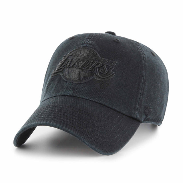 47 Brand Casquette 47 Brand Clean Up NBA Los Angeles Lakers Black On Black