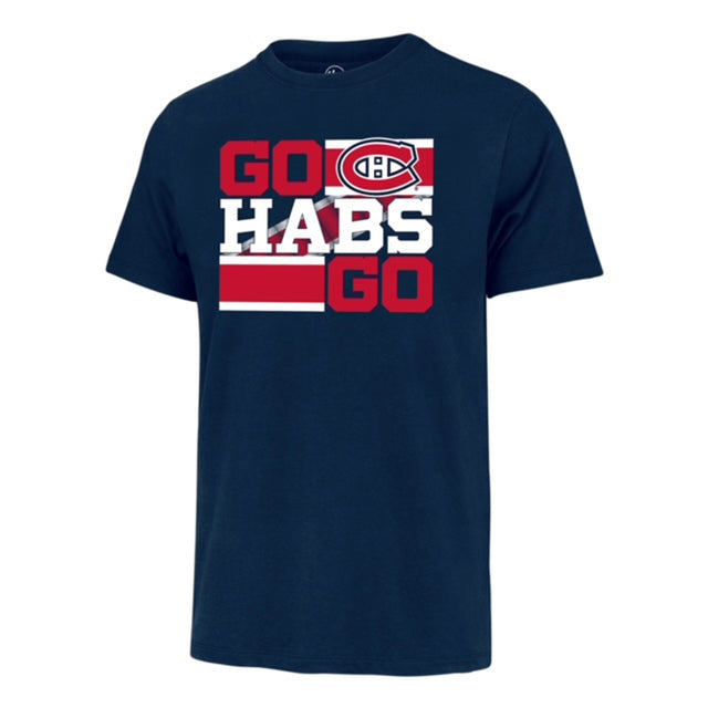 47 Brand T-Shirt Go Habs Go Canadiens de Montreal LNH 47 Brand