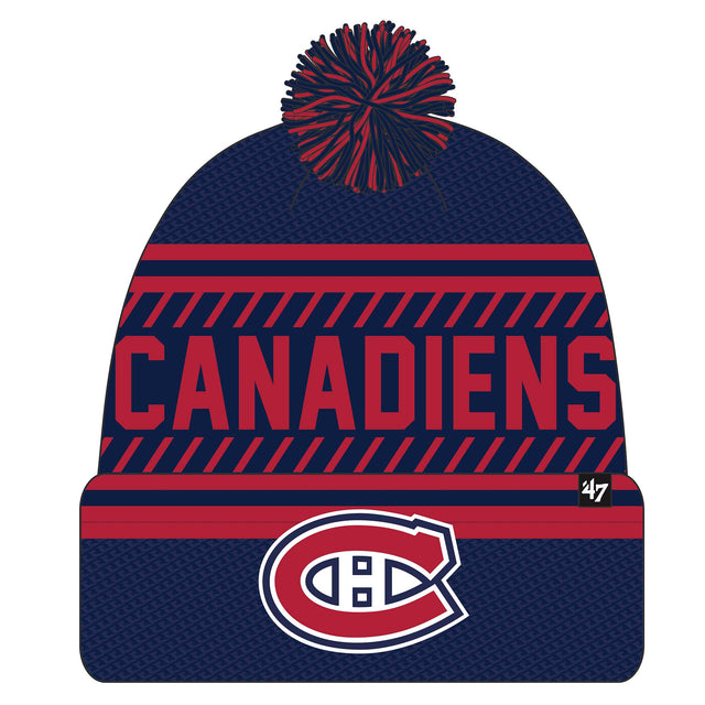 47 Brand Tuque a pompon NHL ICE Canadiens de Montreal LNH 47 Brand