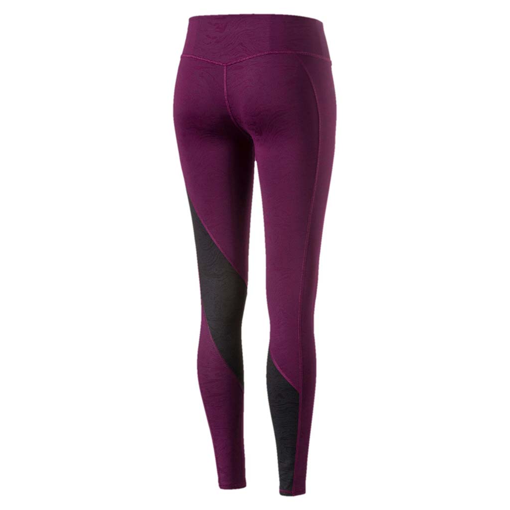 Puma Active Training Clash women's tights purple vue arriere Soccer Sport Fitness