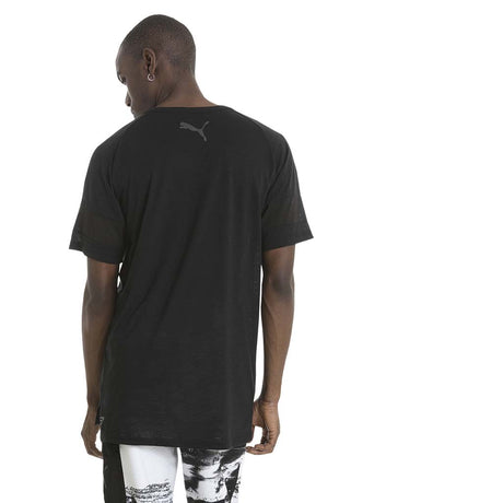 T-shirt homme Puma Active Training Energy à manches raglan noir chiné mode 2 Soccer Sport Fitness