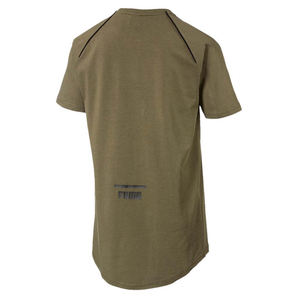T-shirt homme Puma Evo Core olive night vue arriere Soccer Sport Fitness