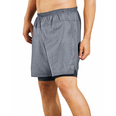 Short Champion CTRL homme 4" gris