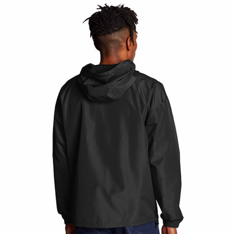 Champion Stadium Packable Jacket manteau de pluie à enfiler Noir vue de dos